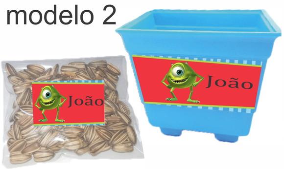 Kit Vaso e Semente-mike Wazowski
