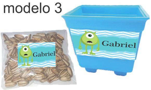Kit Vaso e Semente-mike Wazowski