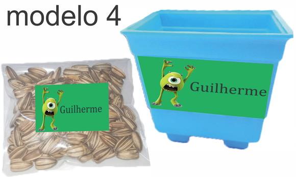 Kit Vaso e Semente-mike Wazowski