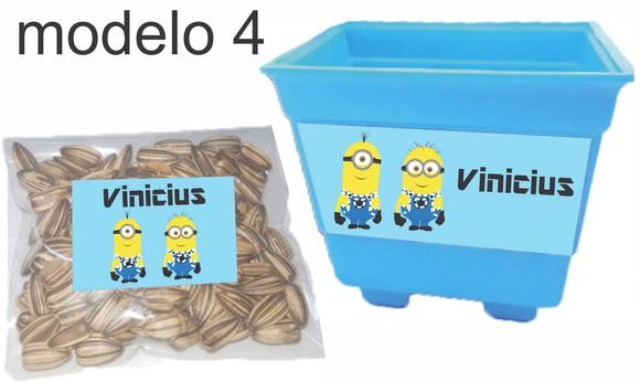 Kit Vaso e Semente-minions