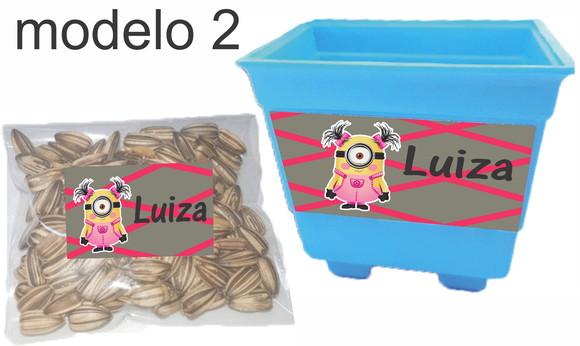 Kit Vaso e Semente-minions