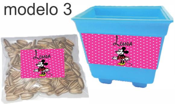 Kit Vaso e Semente-minnie