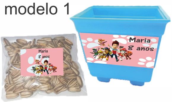 Kit Vaso e Semente-patrulha Canina
