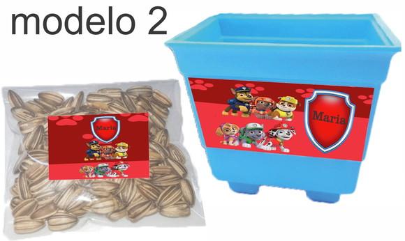 Kit Vaso e Semente-patrulha Canina