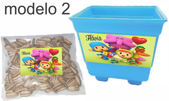 Kit Vaso e Semente-pocoyo