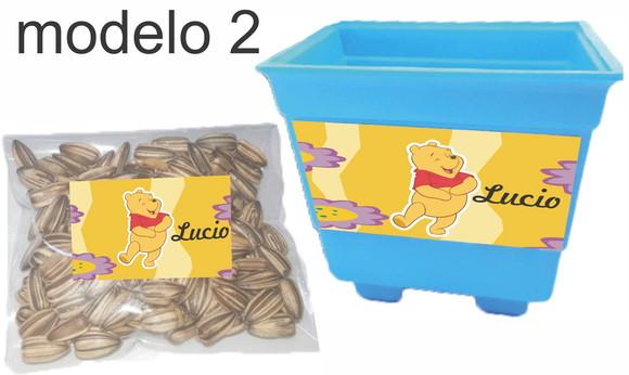 Kit Vaso e Semente-pooh