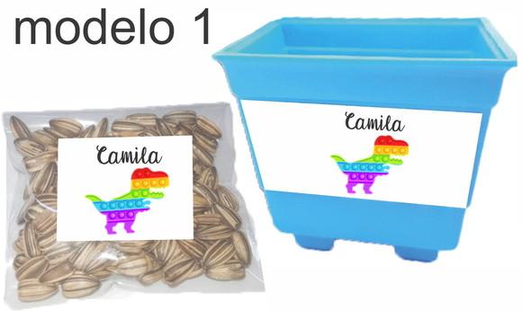 Kit Vaso e Semente-pop Fidget