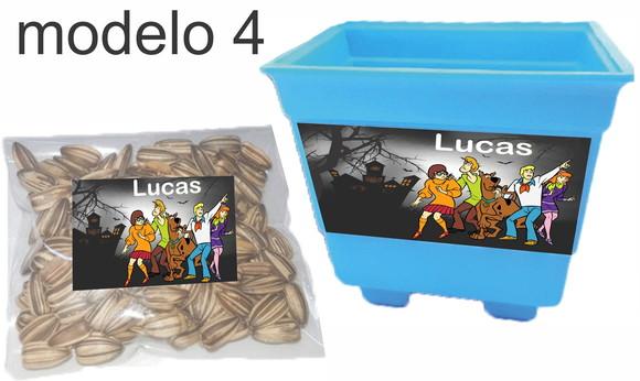 Kit Vaso e Semente-scooby Doo