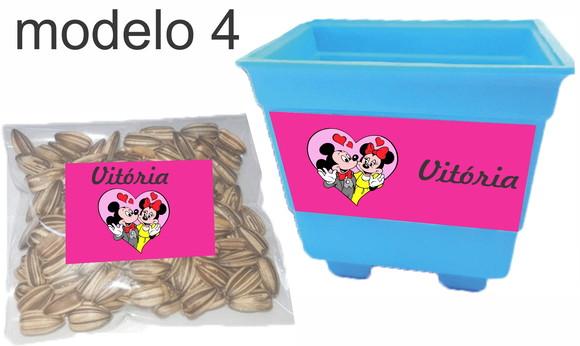 Kit Vaso e Semente-turma do Mickey