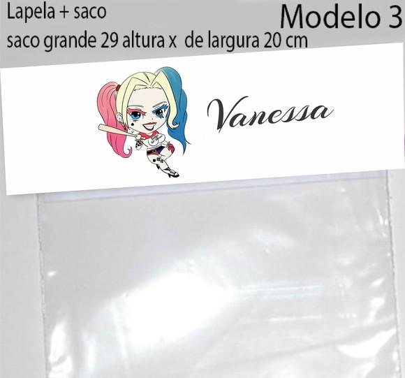Lapela e Saco Grande-arlequina