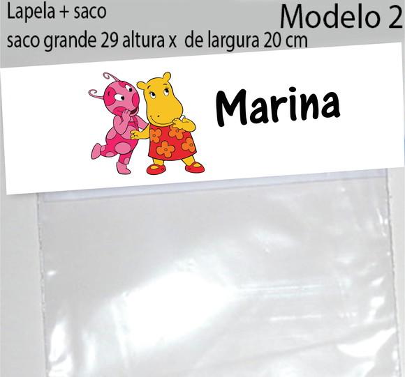 Lapela e Saco Grande-backyardigans