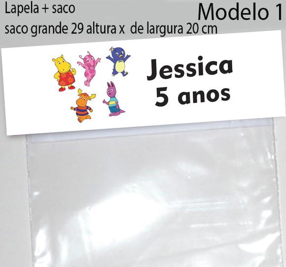 Lapela e Saco Grande-backyardigans