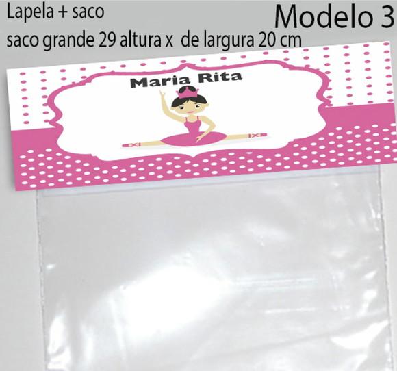 Lapela e Saco Grande-bailarina