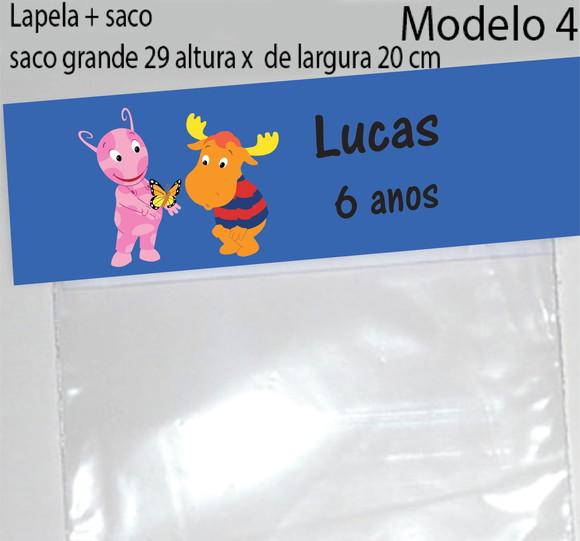 Lapela e Saco Grande-backyardigans