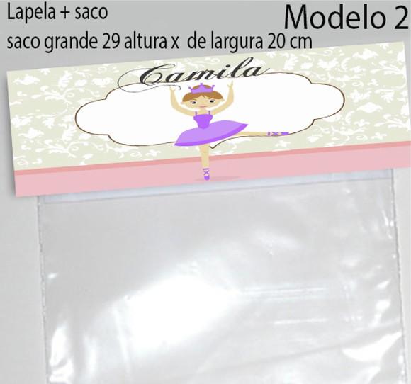 Lapela e Saco Grande-bailarina