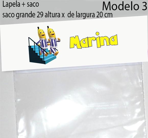 Lapela e Saco Grande-bananas de Pijama