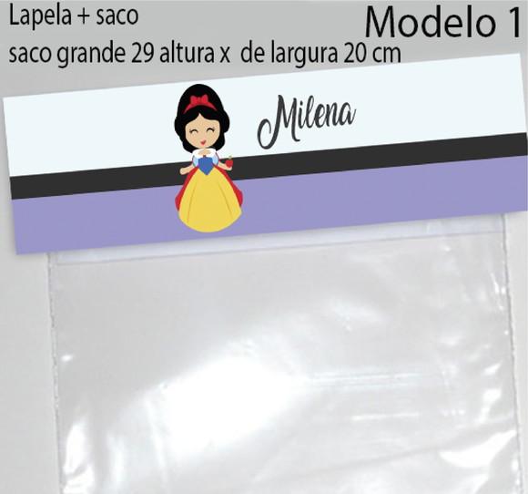 Lapela e Saco Grande-branca de Neve