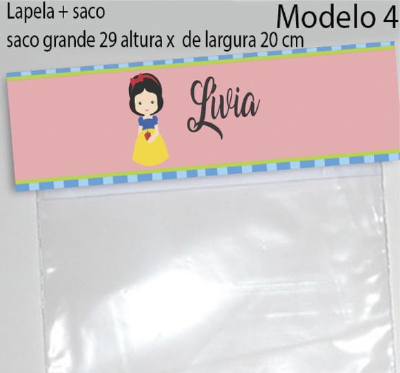 Lapela e Saco Grande-branca de Neve