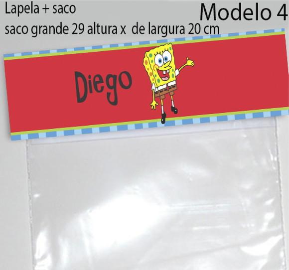 Lapela e Saco Grande-bob Esponja