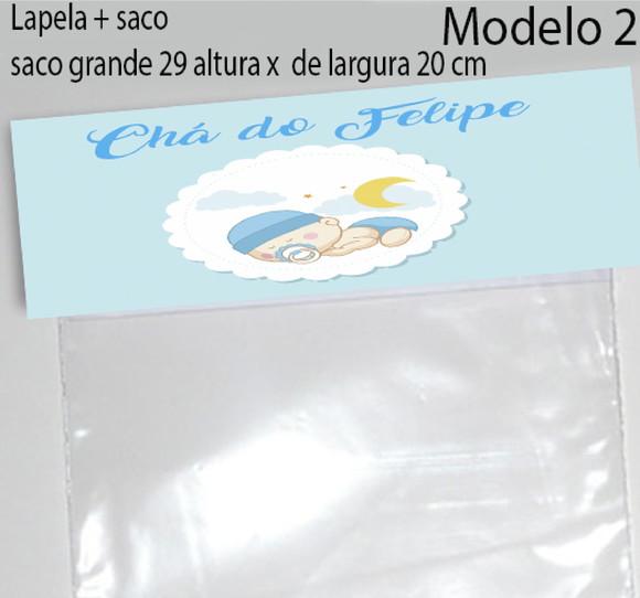 Lapela e Saco Grande-chá de Bebê