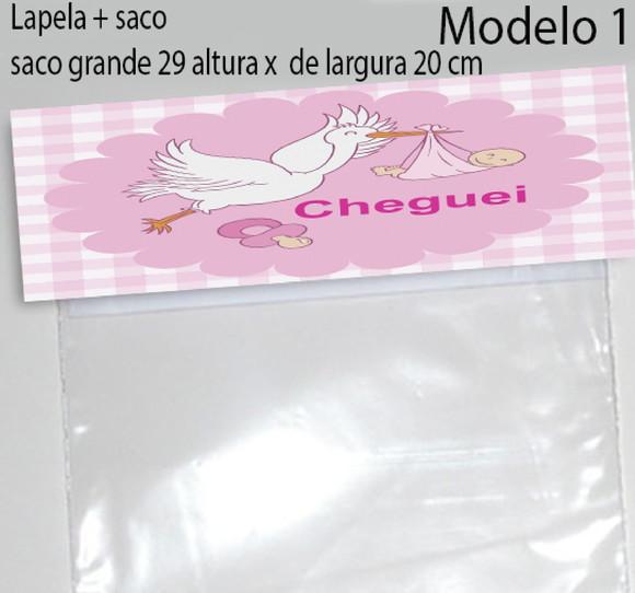 Lapela e Saco Grande-chá de Bebê