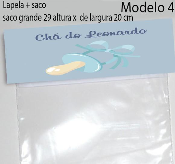Lapela e Saco Grande-chá de Bebê
