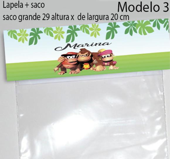 Lapela e Saco Grande-donkey Kong