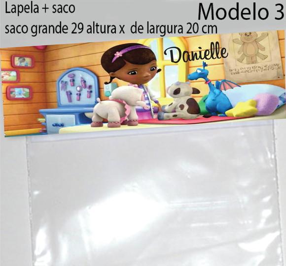 Lapela e Saco Grande-doutora Brinquedos