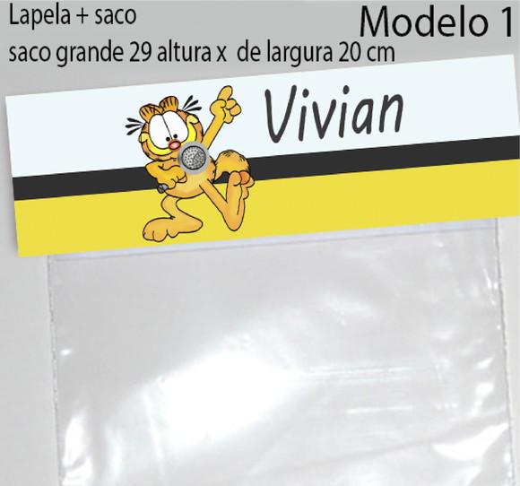 Lapela e Saco Grande-garfield