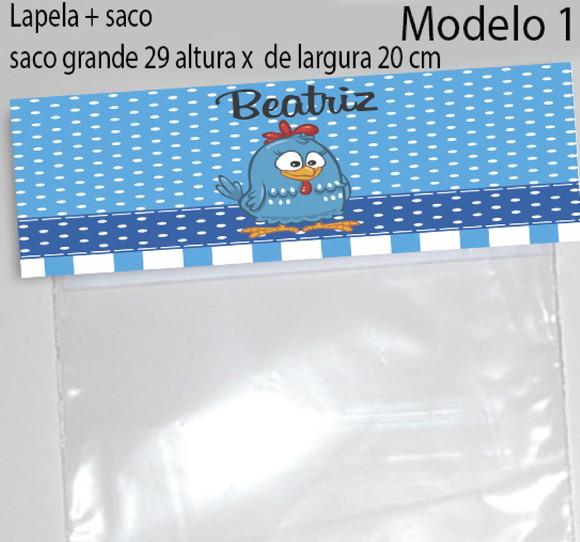 Lapela e Saco Grande-galinha Pintadinha