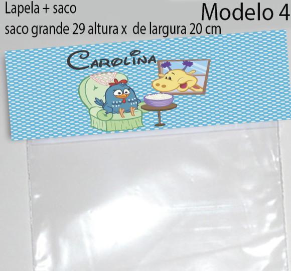 Lapela e Saco Grande-galinha Pintadinha