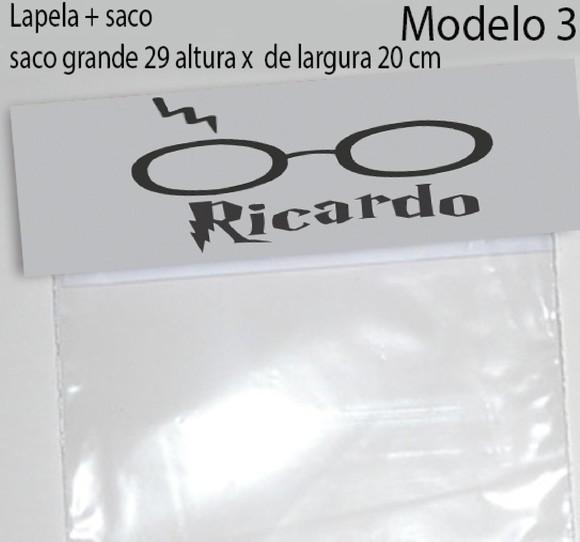 Lapela e Saco Grande-harry Potter-modelo 1
