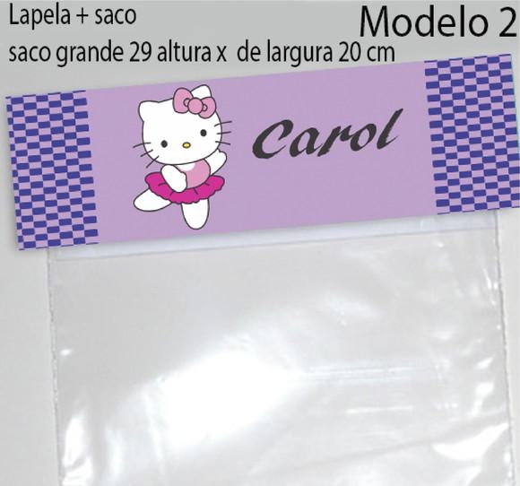 Lapela e Saco Grande-hello Kitty