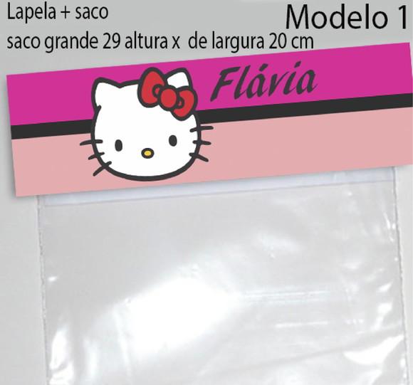 Lapela e Saco Grande-hello Kitty