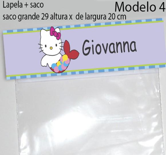 Lapela e Saco Grande-hello Kitty