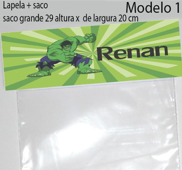 Lapela e Saco Grande-hulk