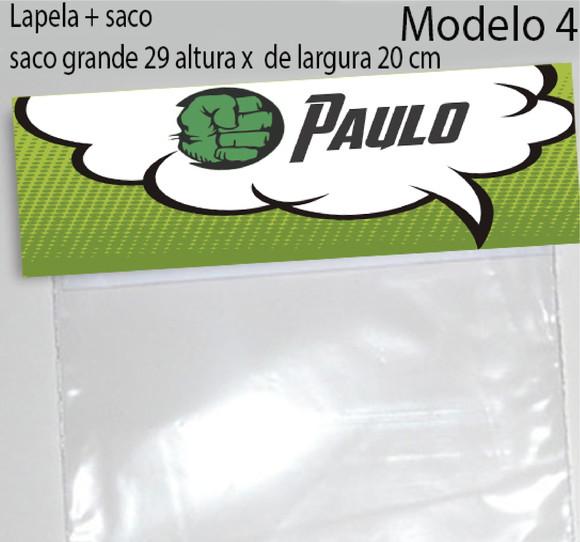 Lapela e Saco Grande-hulk