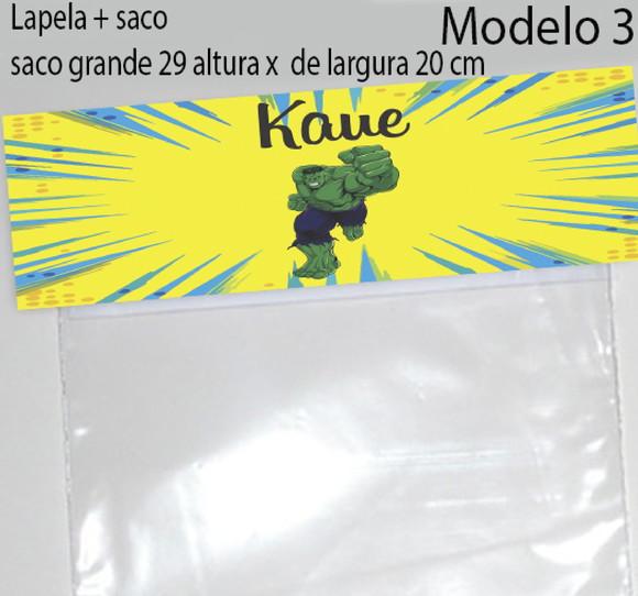 Lapela e Saco Grande-hulk
