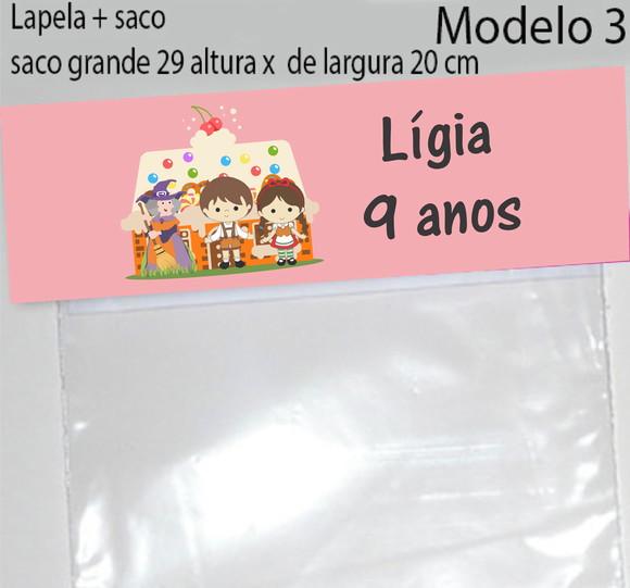 Lapela e Saco Grande-joão e Maria