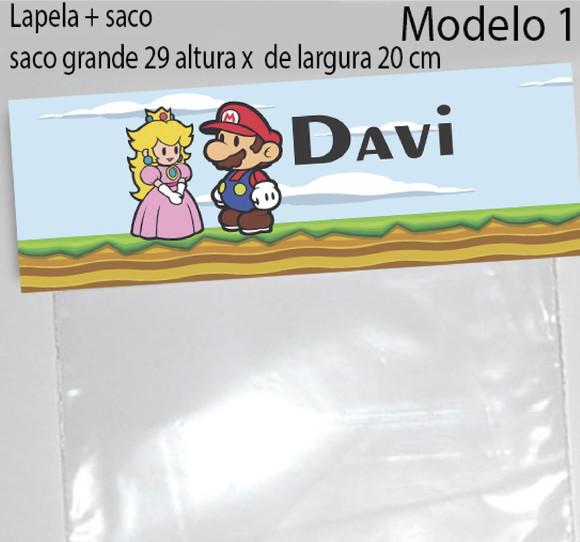 Lapela e Saco Grande-mario Bros