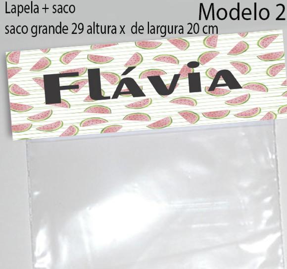 Lapela e Saco Grande-melancia