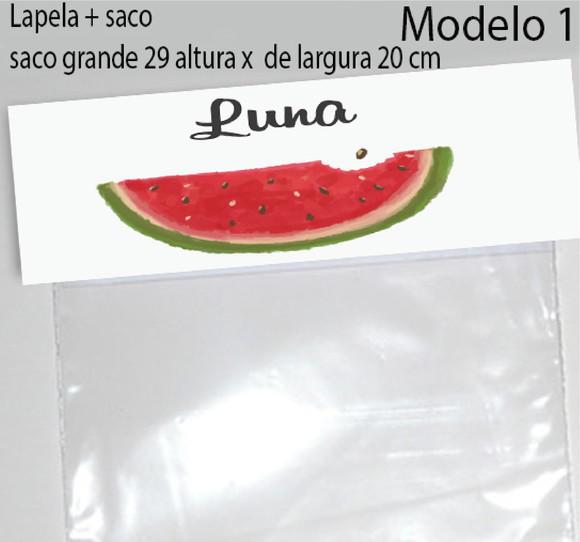 Lapela e Saco Grande-melancia