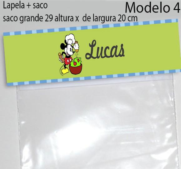 Lapela e Saco Grande-mickey