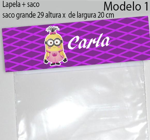 Lapela e Saco Grande-minions