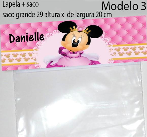 Lapela e Saco Grande-minnie Realeza