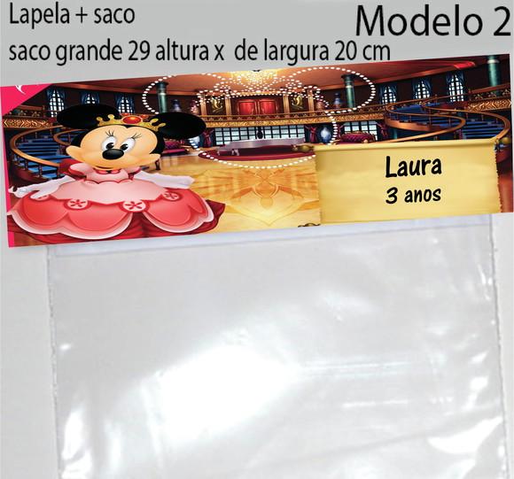 Lapela e Saco Grande-minnie Realeza