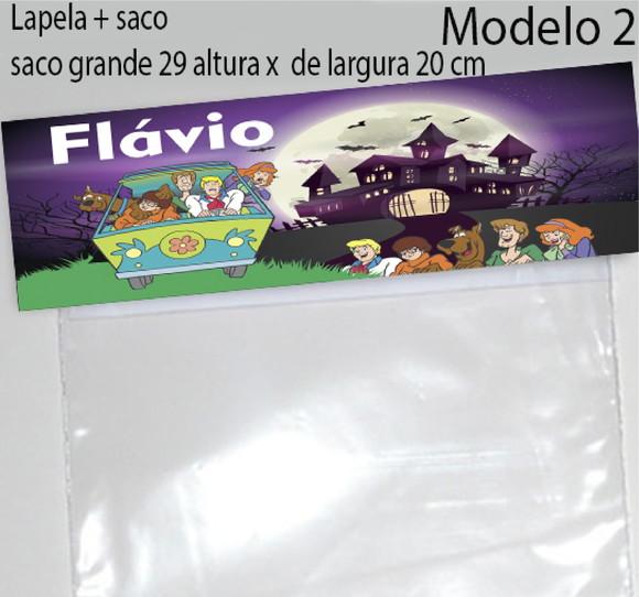 Lapela e Saco Grande-scooby Doo
