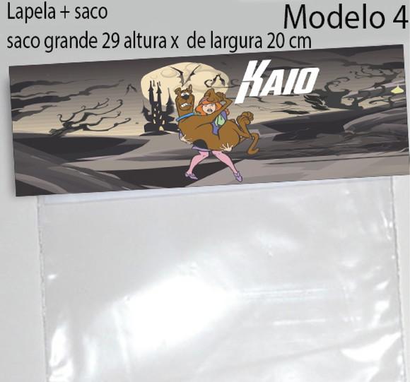 Lapela e Saco Grande-scooby Doo