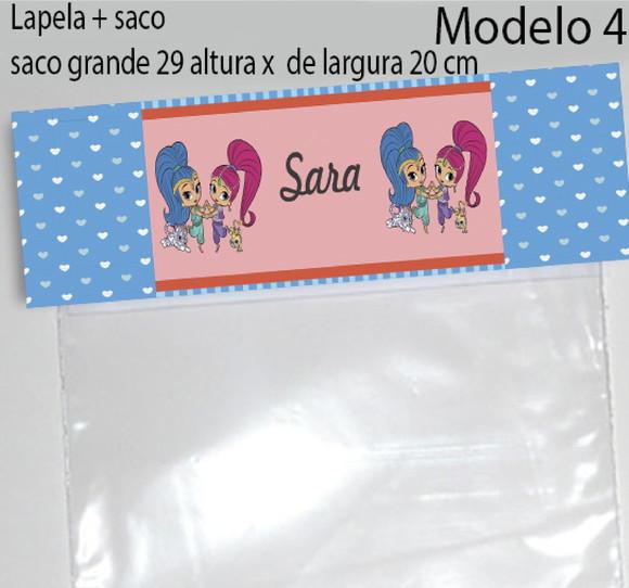 Lapela e Saco Grande-shimmer Shine