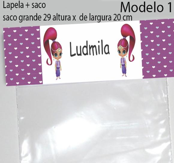 Lapela e Saco Grande-shimmer Shine